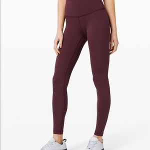 Wunder under cassis lululemon size 4